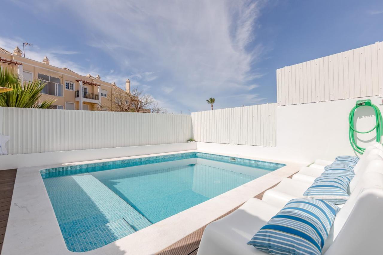 Seascape Villa Private Pool & Rooftop Jacuzzi With Sea View Near Manta Rota Beach Вила-Нова-де-Касела Экстерьер фото